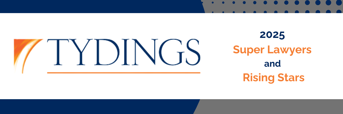 Maryland Super Lawyers Recognizes Tydings Attorneys in 2025 Edition Tydings